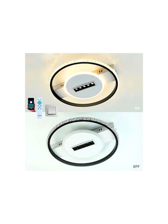 Jiju Plafonieră de Tavan cu LED Integrat și Telecomandă