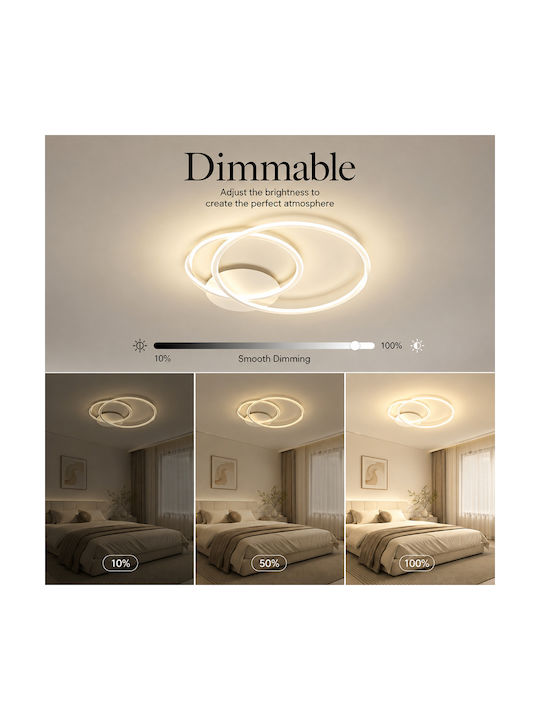 Lightplanet Plafonieră de Tavan cu LED Integrat și Telecomandă