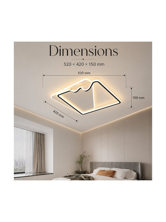 Lightplanet Plafonieră de Tavan cu LED Integrat și Telecomandă