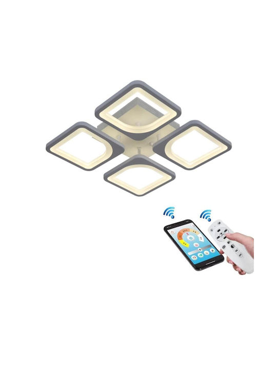 Lightplanet Plafonieră de Tavan Maro cu LED Integrat și Telecomandă