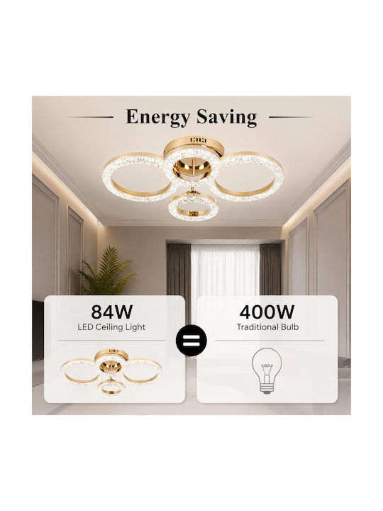 Lightplanet Plafonieră De Tavan Cu LED Integrat Și Telecomandă