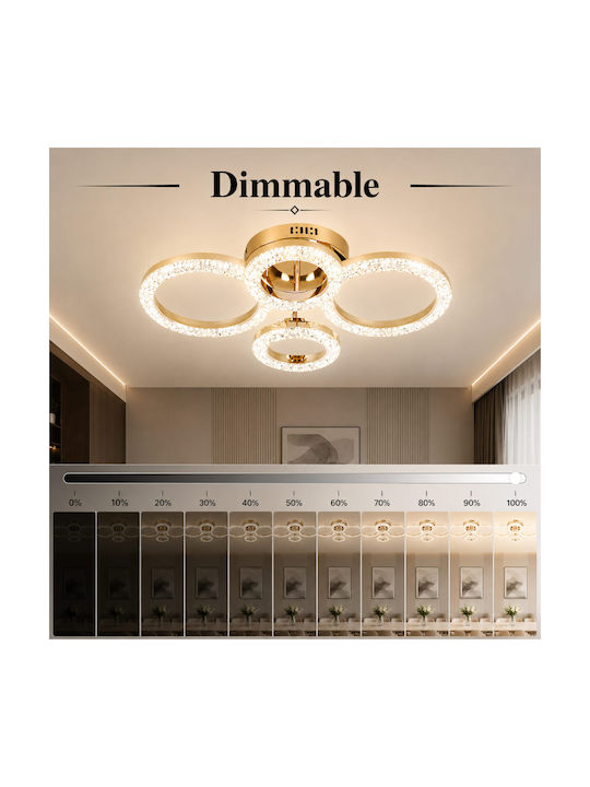 Lightplanet Plafonieră De Tavan Cu LED Integrat Și Telecomandă