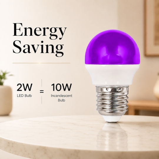 Lightplanet Bec LED 2W Pentru Bază De Bec E27