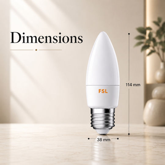 Lightplanet Bec LED 7W Pentru Bază De Bec E27 Alb Rece