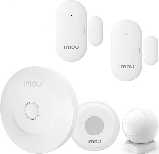 Imou Drahtlos Alarmsystem mit Bewegungsmelder und 2 Türsensoren (Wi-Fi)