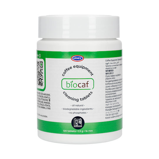 Urnex Biocaf Detergent Pentru Aparat De Espresso 120 Tablete