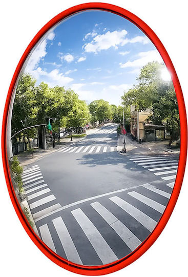 Doorado Traffic Mirror 30cm In Red Colour