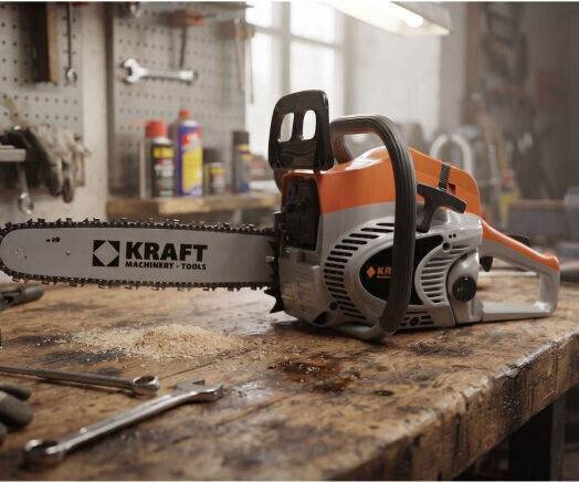 Kraft Fierăstrău pe benzină 5.5kg cu lamă 45cm