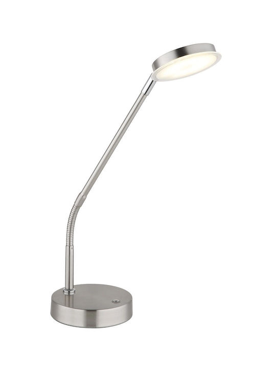 Globo Lighting LED Φωτιστικό Γραφείου σε Ασημί Χρώμα