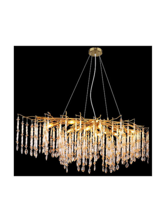 Globo Lighting Gold Chandelier 64142H3