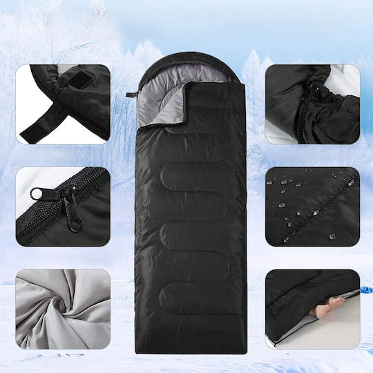 Sleeping Bag Μονό Black