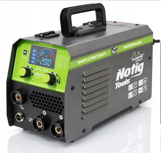 Mașină de sudură Inverter Notig Tools Mig Flux Mma Tig Lift 200 N1304