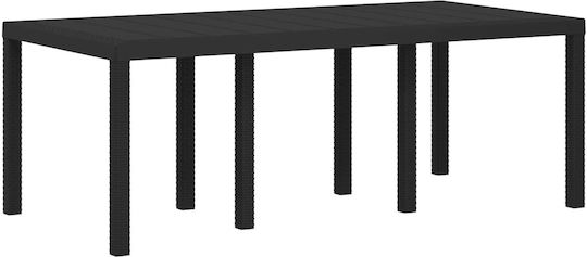 Set Sala De Mese Pentru Exterior 9 Piese Vidaxl Cu Perne