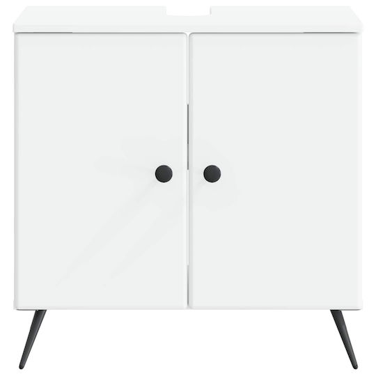 vidaXL Vanity Unit Without Sink W59.5xD31.5xH59cm White