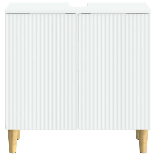 vidaXL Баня Маса Без Мивка Ш59.5xД31.5xВ59cm Бял