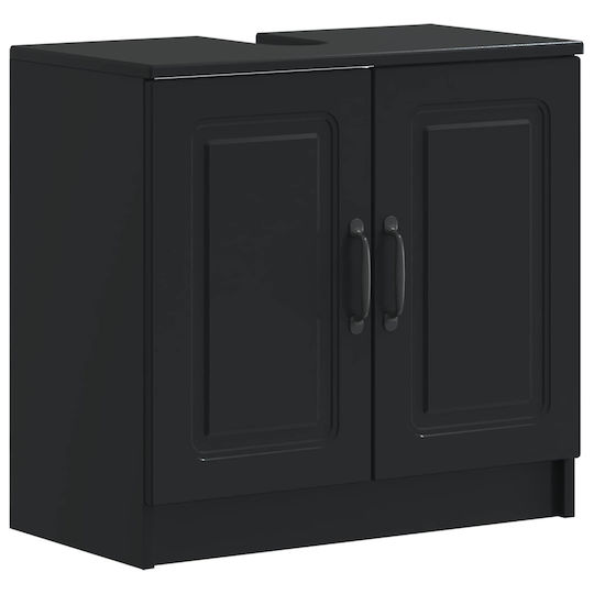 vidaXL Плот без мивка Ш59.5xД31.5xВ59cm Черен vidaXL Плот без мивка Ш59.5xД31.5xВ59cm Черен