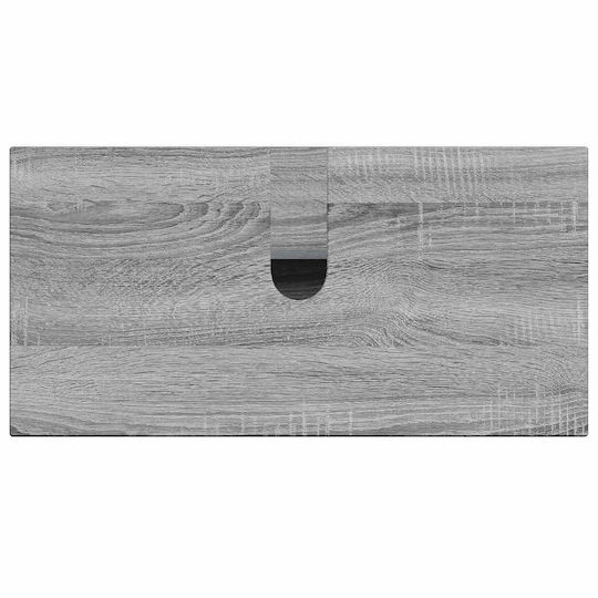 vidaXL Баня Маса Без Мивка Ш59.5xД31.5xВ59cm Сив