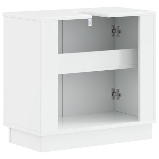 vidaXL Vanity Unit Without Sink W59.5xD31.5xH56cm White