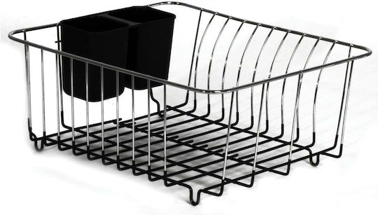 Homely Sink Strainer Metallic Silver 30x35x15cm