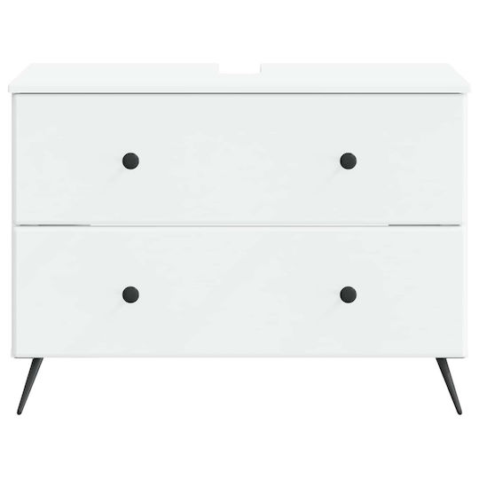 vidaXL Dulap de baie fără lavoar L82xA41xÎ59cm Alb