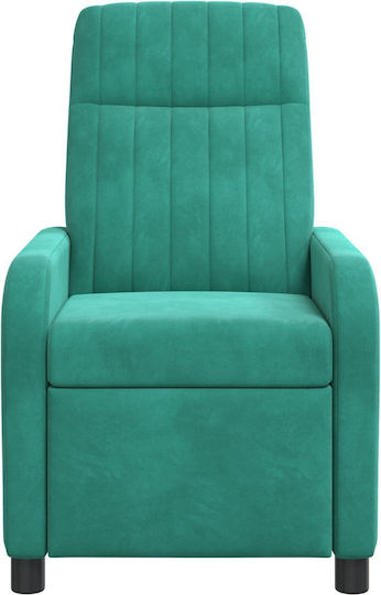 Scaun De Relax Velur Turcoaz 66x95x100cm