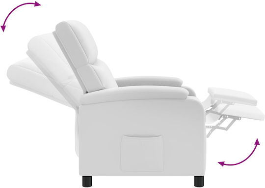 Scaun De Relaxare Relaxează-Te Alb 66x95x100cm