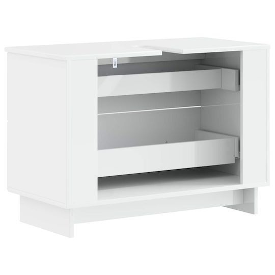 vidaXL Bathroom Vanity Unit without Sink W82xD41xH59cm White
