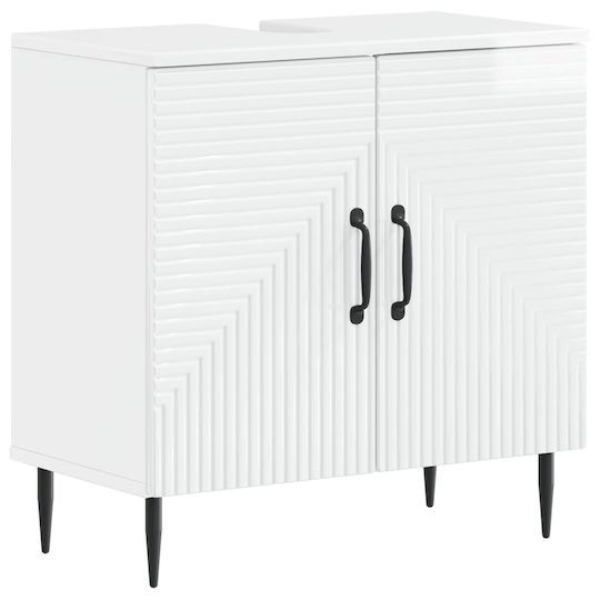 vidaXL Бял Плот без мивка Ш59.5xД31.5xВ59cm vidaXL Бял Плот без мивка Ш59.5xД31.5xВ59cm