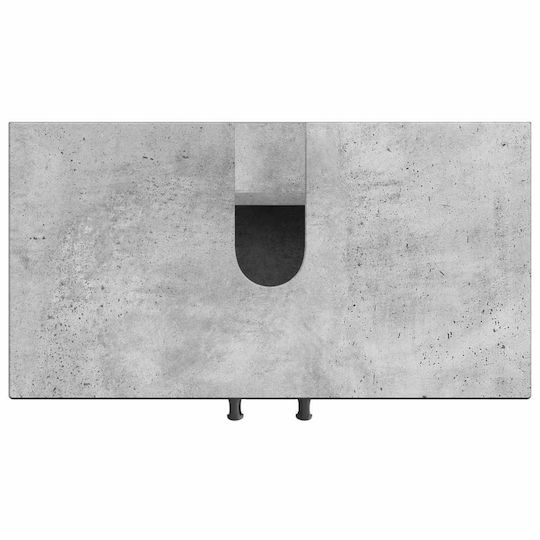 vidaXL Vanity Unit Without Sink W59.5xD31.5xH56cm Concrete Grey