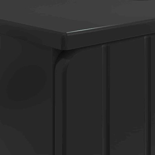 vidaXL vidaXL Bathroom Vanity Unit Without Sink W59.5xD31.5xH59cm Black