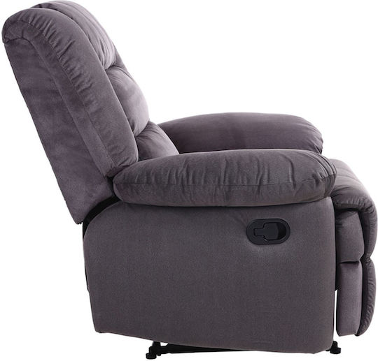 Julia Relaxsessel mit Fußhocker Braun 93x90x100cm