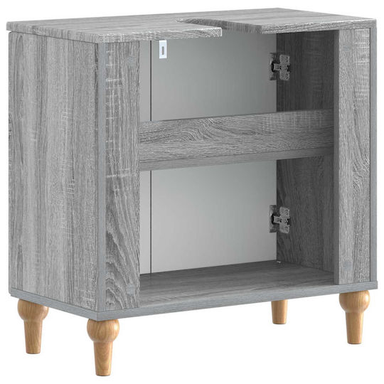 vidaXL vidaXL Bathroom Vanity Unit Without Sink W59.5xD31.5xH59cm Grey Sonoma