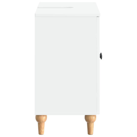 vidaXL Badezimmer Waschtisch-Einheit ohne Waschbecken M59.5xB31.5xH59cm Weiß
