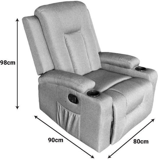 Gessel Relax Armchair Pink 80x90x98cm