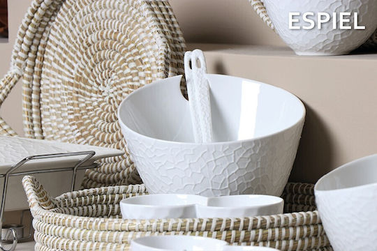 Espiel Wicker Round Decorative Tray 35x35x4cm