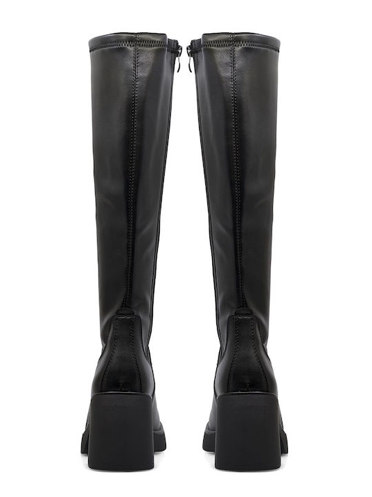 Women's Boots with High Heel Black