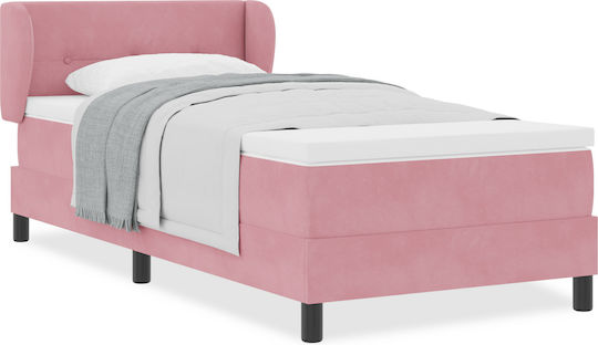 Einzelbett Für Die Matratze 80x200cm Dunkelgrau