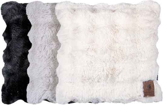 Greenwich Polo Club Μαξιλάρι Καναπέ 3936 από Γούνα Ivory 40x40εκ.