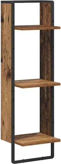 Wandregal Aus Alt Holz 30x25x100cm