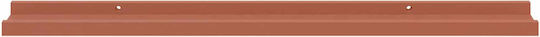 Red Wall Shelves 2 Pieces 80x9x3cm