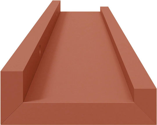 Red Wall Shelves 2 Pieces 60x9x3cm