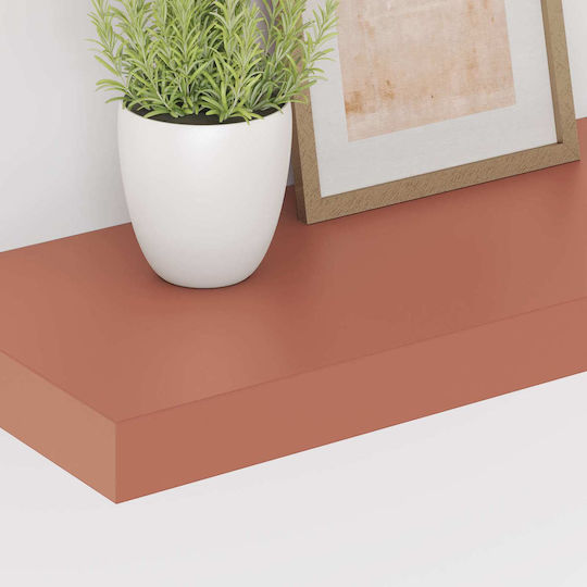 Red Wall Shelves 4 Pieces 50x23x4cm