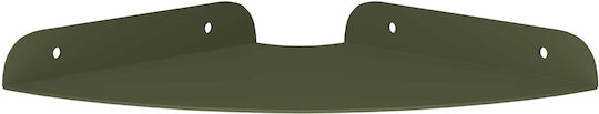 Floating Wall Shelves Olive Green Set of 4 Pieces 18x18x2cm