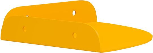 Floating Shelves Chamomile Yellow 2 Pieces 15x15x2 cm