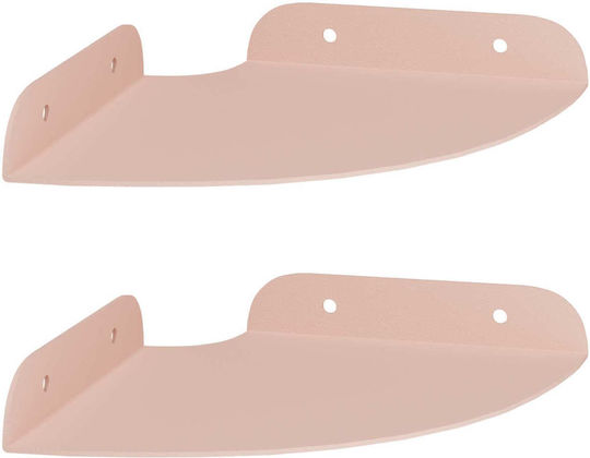 Pink Wall Shelves 2 Pieces 15x15x2cm
