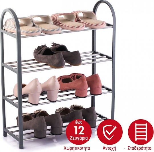 Metalică Suport pentru pantofi L50xW19xH64cm