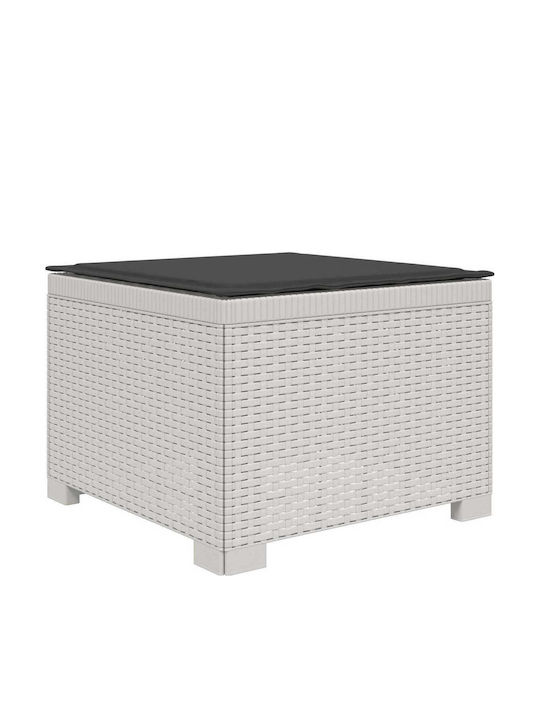 Canapea Tripost De Exterior Din Rattan Cu Perne