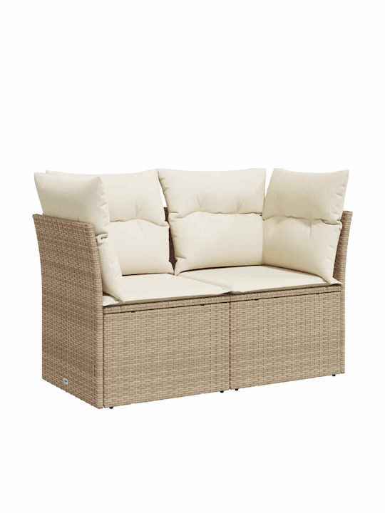 Canapea De Colț Pentru Exterior Din Rattan Cu Perne