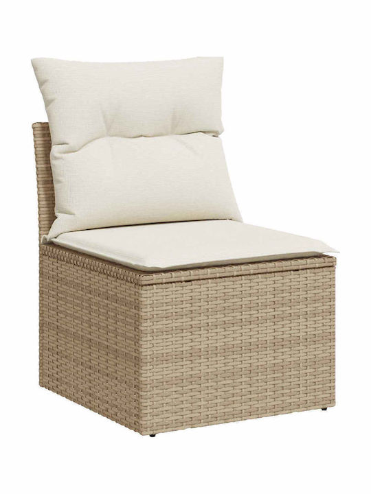 Canapea De Colț Pentru Exterior Din Rattan Cu Perne