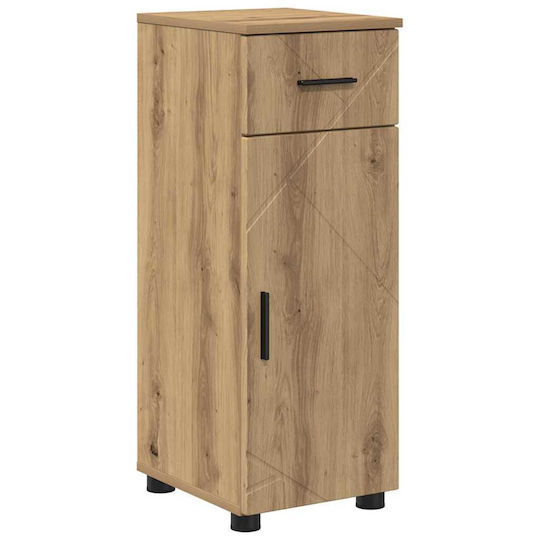 vidaXL Blat cu Lavoar, Oglindă & Coloană L30xW35xH192cm Coffee